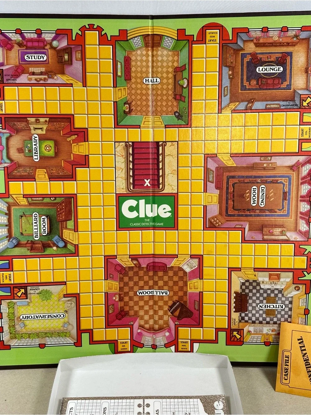 Parker Brothers Vintage CLUE Board Game 1992, Family Game Night Fun, Nostalgic